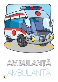 Limba engleza - Mijloace de transport (colouring book)