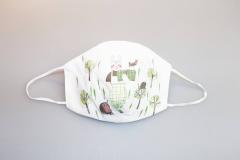 Masca de protectie faciala pentru copii - Ilustrata - 4-10 ani - Modele diferite