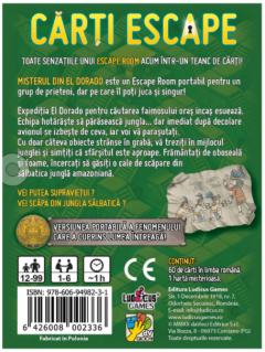 Joc - Carti Escape - Misterul din Eldorado