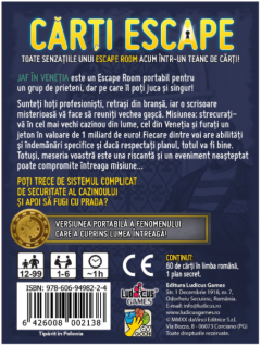 Joc - Carti Escape - Jaf in Venetia