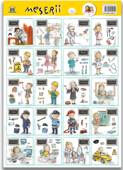 Plansa: Meserii cu Ema si Eric