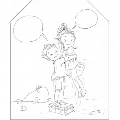 Coloram cu Ema si Eric - carte de colorat