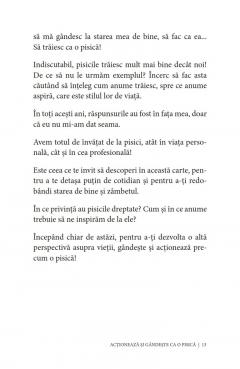 Actioneaza si gandeste ca o pisica