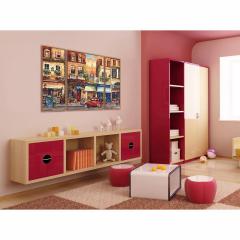 Kit pictura cu numere - Triptic - Paris Nostalgie, 50x80 cm