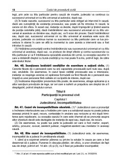 Codul de procedura civila. Septembrie 2020