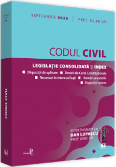 Codul civil. Septembrie 2020