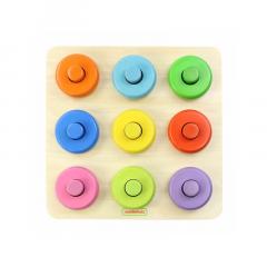 Puzzle din lemn - Sortator de culori