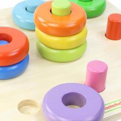 Puzzle din lemn - Sortator de culori