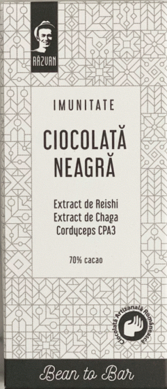 Ciocolata Neagra 70% Cacao Razvan, 40g