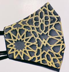 Masca textila din bumbac - 1001 de intelesuri din priviri - Marime M