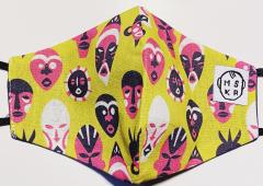 Masca textila din bumbac - Kind Safari - Marime M