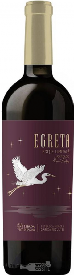 Vin rosu - Egreta, Feteasca Neagra, Editie Limitata, sec, 2019