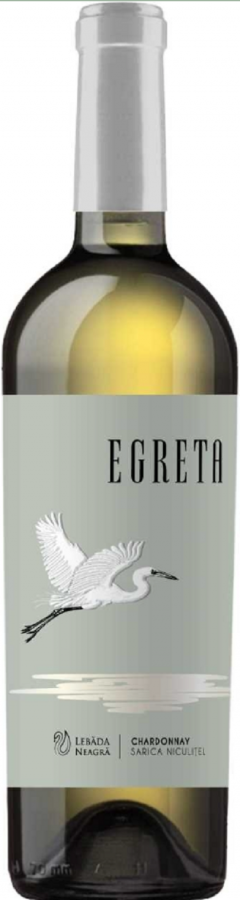 Vin alb - Egreta, Chardonnay, Demisec, 2019