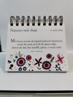 Calendarul 365 de ganduri iubitoare nepoatei mele dragi