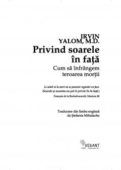 Privind soarele in fata