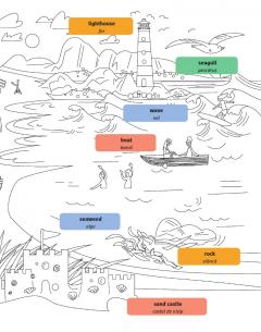 Carte de colorat - Hello English! Editie Bilingva