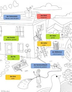 Carte de colorat - Hallo Deutsch! Editie Bilingva