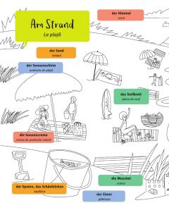 Carte de colorat - Hallo Deutsch! Editie Bilingva