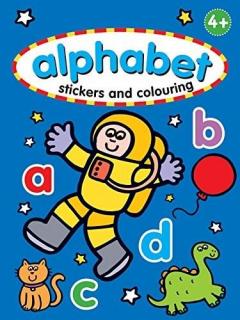 Alphabet Sticker & Colouring Book 
