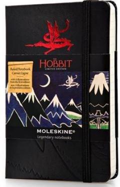 Moleskine The Hobbit Limited Edition Ruled Pocket Notebook Black