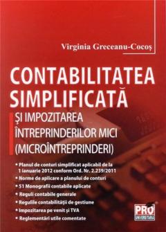 Contabilitatea simplificata si impozitarea intreprinderilor mici