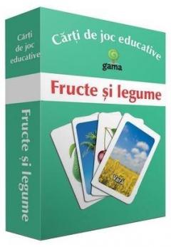 Fructe si legume - Carti de joc educative