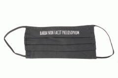 Masca textila din bumbac - strat dublu - Barba Non Facit Philosophum